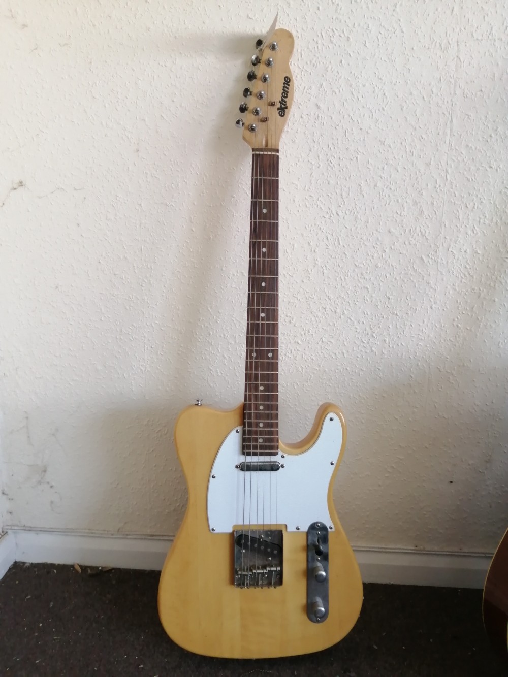 An Extreme Telecaster style electric guitar